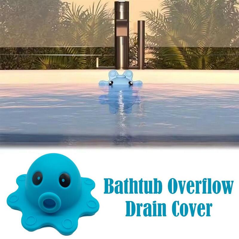 Anti-entupimento Octopus Floor Drain para banheiro, Ferramenta bonito para piscina de drenagem, Ventosa banheira, H7L8
