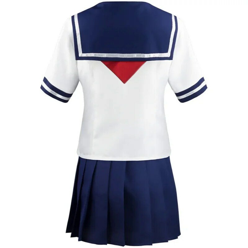 Jeu YPanama e Simulator Cosplay Costume pour femme, Ayano Aishi, uniforme scolaire YPanama e Chan JK, tenue de marin, haut imbibé, jupe, C36C92