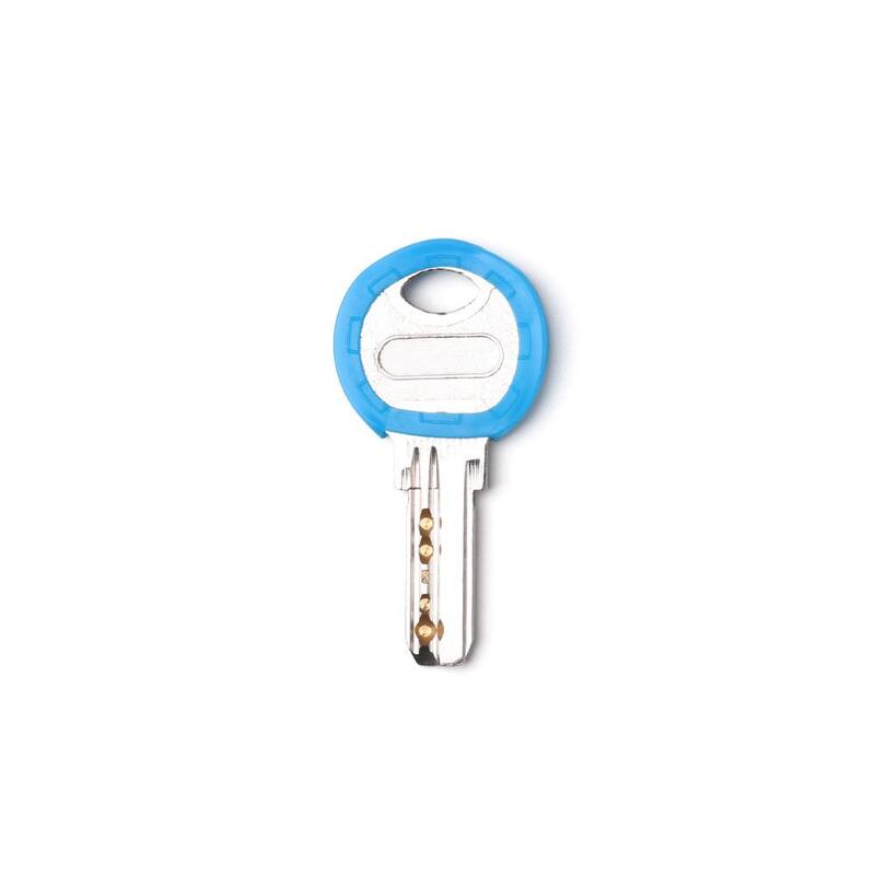 8 buah/set warna acak penutup tutup kunci silikon berongga Topper gantungan kunci cincin kunci casing kunci dompet pengatur tas
