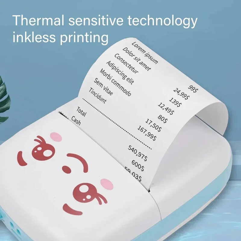 10 Rollen Mini drucker Thermopapier Etiketten aufkleber selbst klebendes Thermo druckpapier Tinten loser Druck für Fotobild