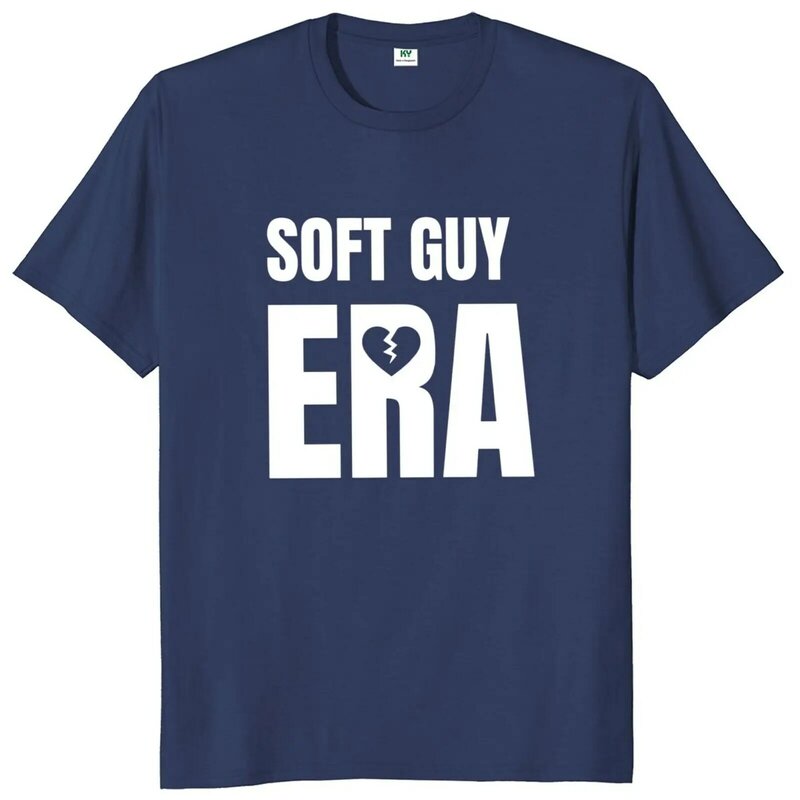 Мягкая футболка для парня эра, забавный подарок на день рождения, Мужская одежда, 100% хлопок, дышащая Повседневная футболка Y2k, европейский размер