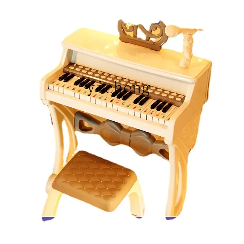 YY-Brinquedo de Piano Infantil, Pode Jogar, Teclado Eletrônico, Iniciante, Presente de Aniversário Infantil