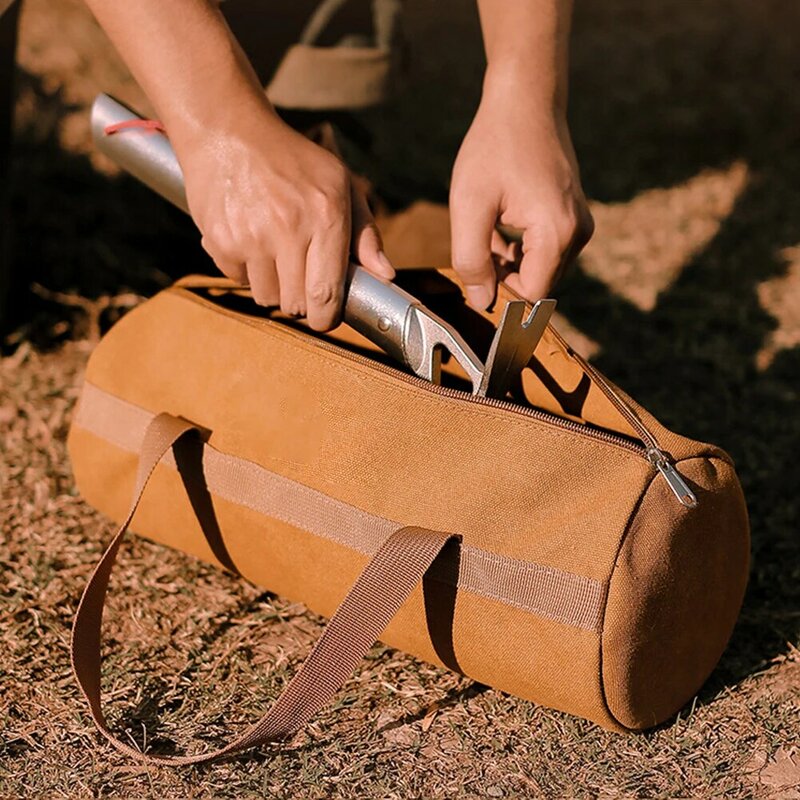กระเป๋าเก็บของเครื่องมือสำหรับตั้งแคมป์, กระเป๋ากระเป๋าเครื่องสำอางเครื่องมือขนาดใหญ่แบบพกพาน้ำหนักเบา