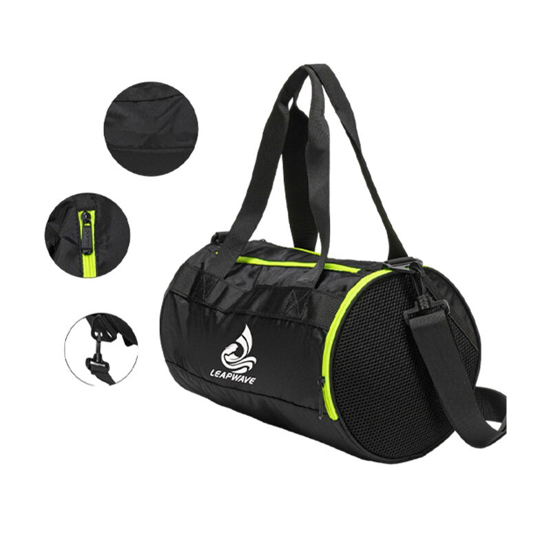 Dry and wet separation multi-functional gym bag