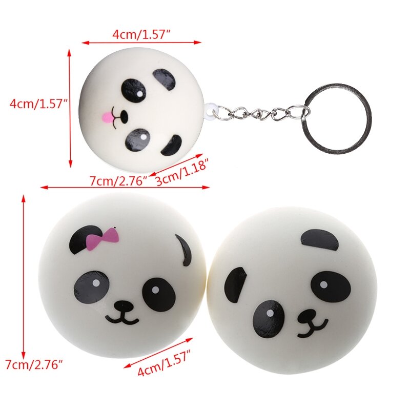 77HD Pinch Panda Cake Table Portable Relieve Stress Interactive Toy Relieve Boredom