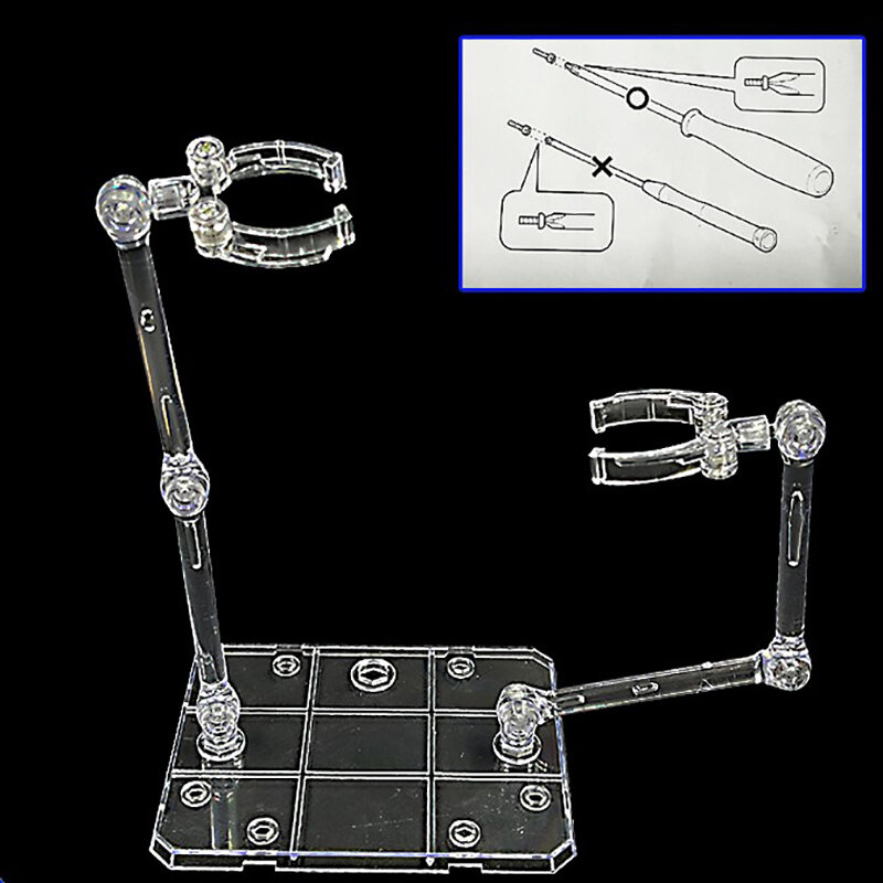 Handgemaakte Model Robot Beugel Standaard Basis Model Speelgoedhouder Flexibele Standaard Display Toont Figuur Actie Ondersteuning Handgemaakte Beugel Diy