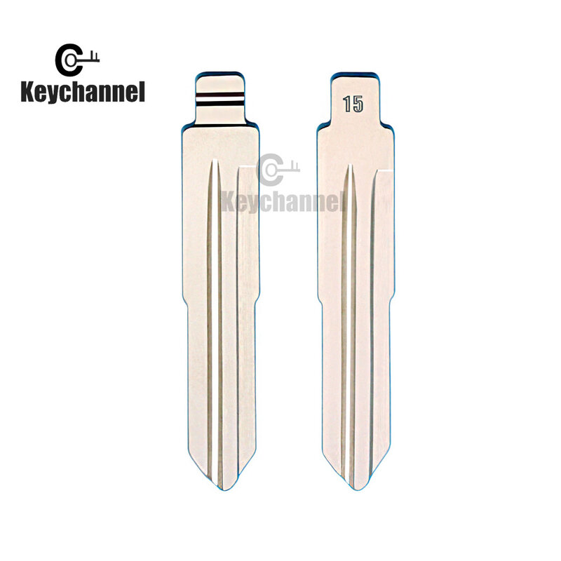 Keychannel 10PCS sostituzione Flip Key #07 #15 #62 KD Key Blade LISHI MIT11 HYN11 per Mitsubishi Lancer Galant Outlander Key Blank