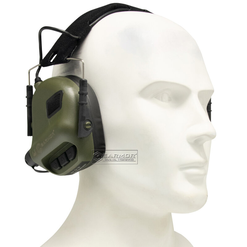 EARMOR-Casque tactique militaire, cache-oreilles de tir pour odorà air comprimé, protection auditive, anti-bruit, anti-discipline, M31, MOD3