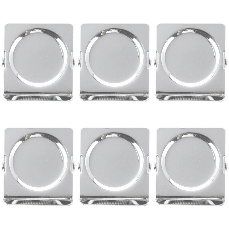 6pcs Magnetic Clips Metal Clips Refrigerator Whiteboard Magnets Clip Memo Note Clip Memo Note Clip Metal Clip Magnet Clips