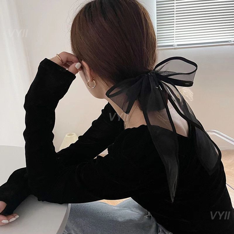 Butterfly Tie Hair Band With High-quality Texture Easy And Fast Operationdy Bow Hair Rope Hair Bundles Bow Ribbon