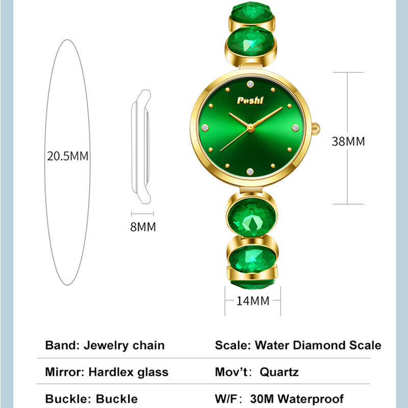 Fashion Versatile Ladies Red Rose Gold Quartz Watch 30M Waterproof Small Dial Women Bracelet Girl Clock Relogio
