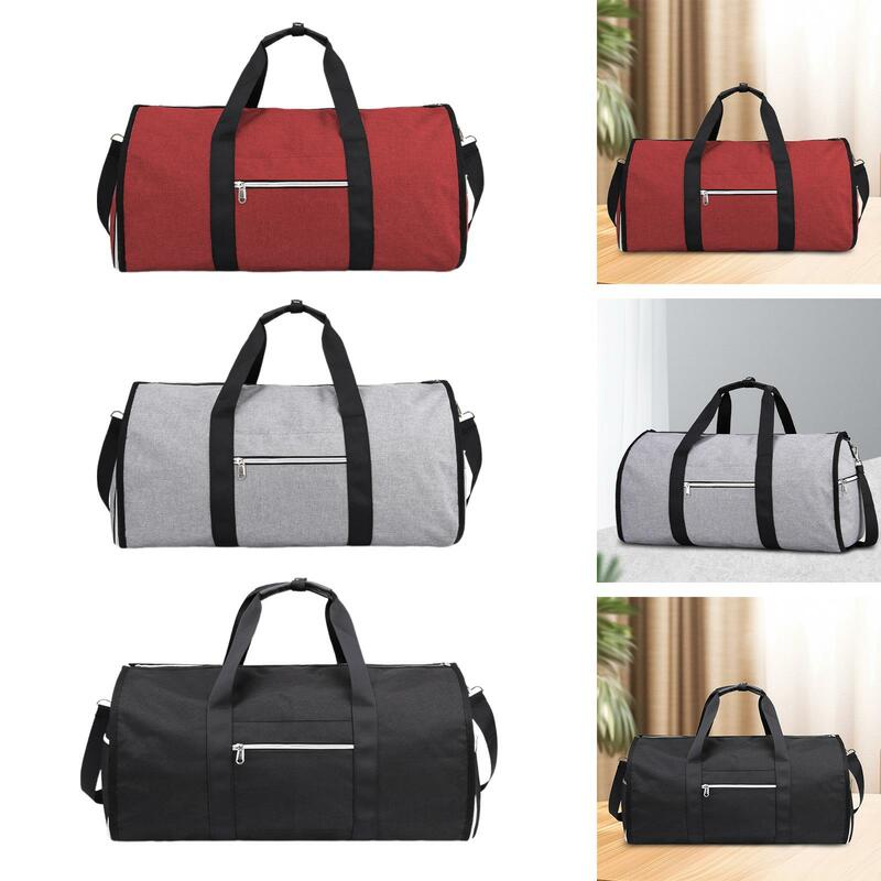 Garment Duffel Bag for Men, Tote ajustável Shoulder Strap, Travel Duffel Bag for Hiking, Holiday, Camping, Outdoor, Business