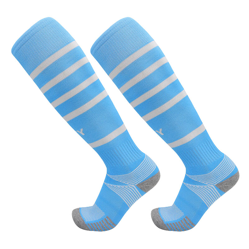 2021/22 New Season Soccer Socks For Adults Kids Thickening Towel Bottom Knee High Football Training Match Sport Racing Stocking