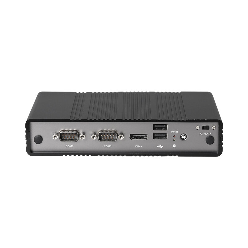 Mini PC industriale senza ventola Atom E3940 2x RS232 2x Gigabit Ethernet 4G SIM WiFi Windows 11 Linux Thin Client Micro Computer