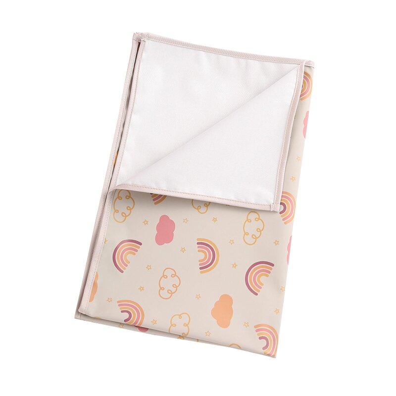 35x50cm Portable Bayi Changing Pad Tahan Air Dapat Digunakan Kembali Popok Pad Cover Mengubah Tikar Tempat Tidur Kasur Lembar