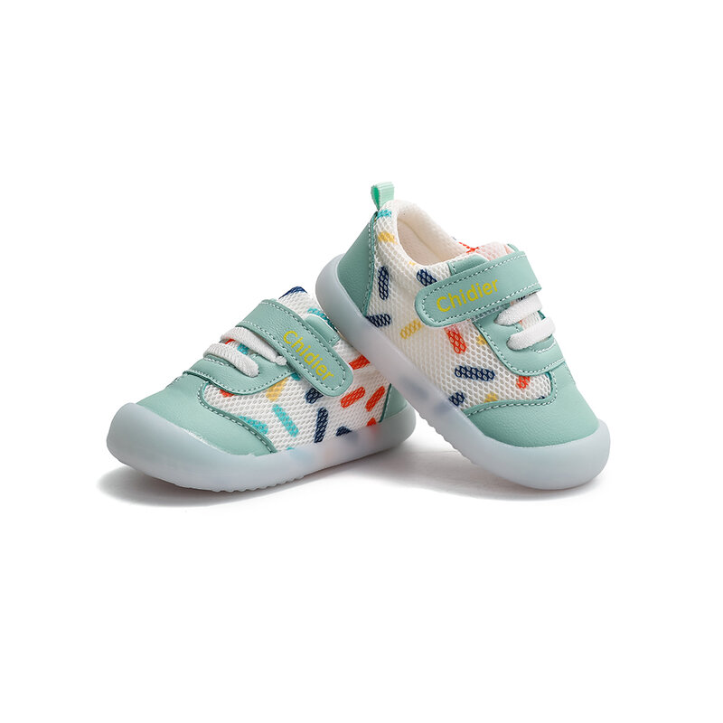 Baby Boys Girls Breathable Mesh Toddler Shoes 1-2 Years old Non-slip Soft-soled Sneakers