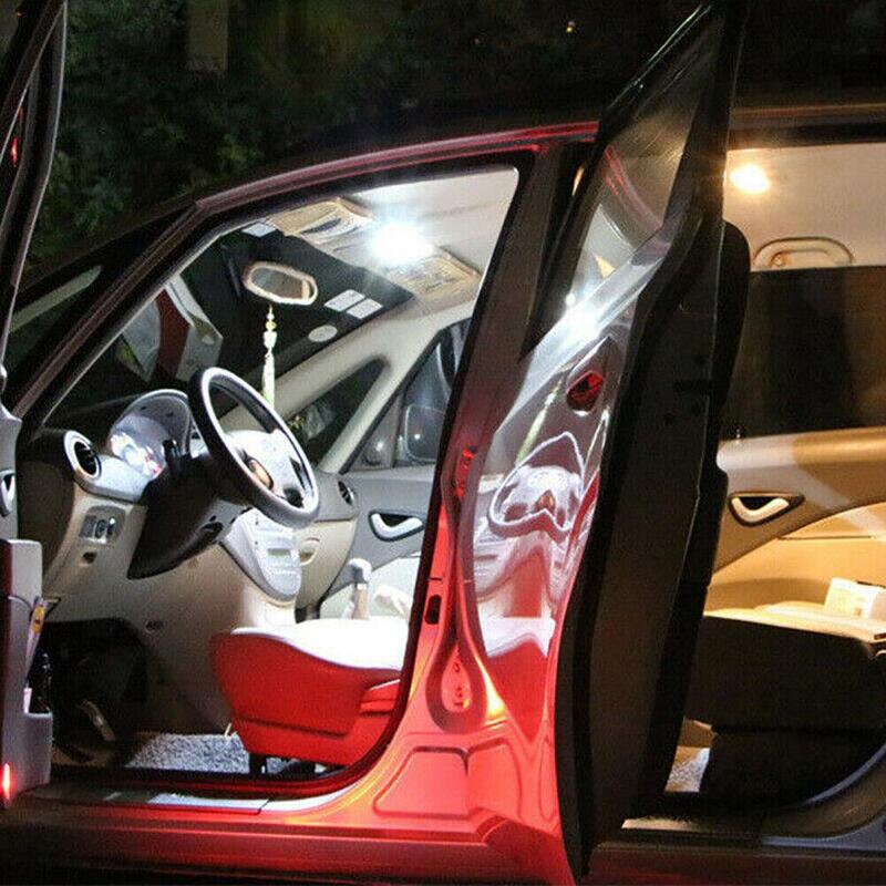 23ชิ้นหลอดไฟรถยนต์ LED T10แผนที่ภายในโดมชุดโคมไฟป้ายทะเบียนรถลำตัวรูปทรงโดมชุดไฟรถยนต์สีขาวแบบบางเฉียบ