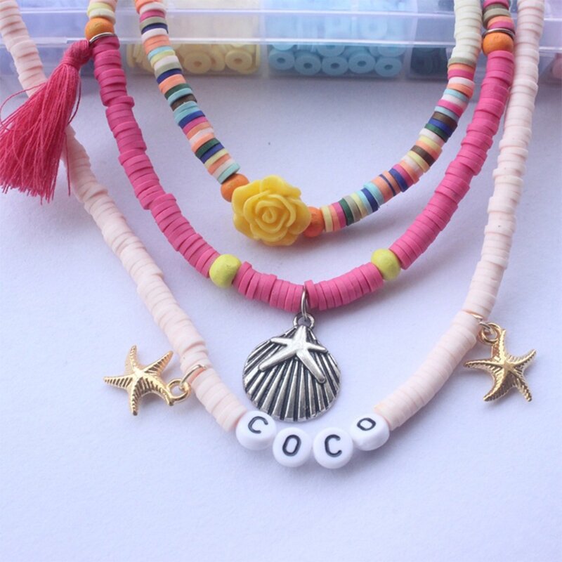 Mixed-Colour  6mm Beads DIY Jewelry Bracelet Earring Necklace Craft Making Supplies Gift for Women Girl