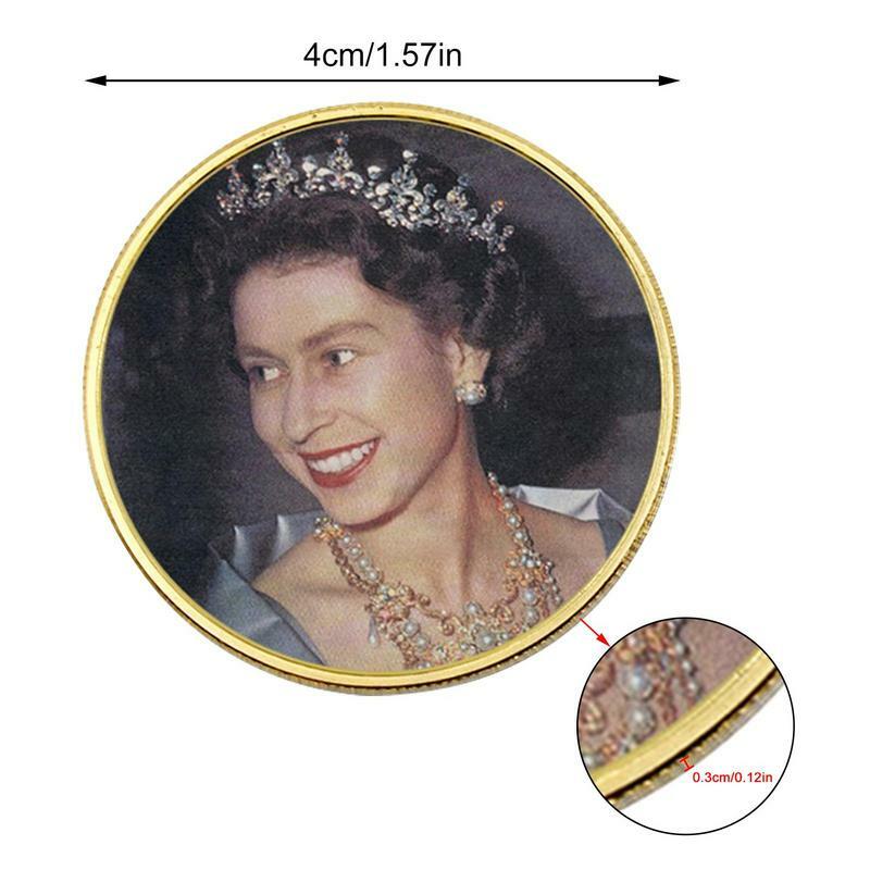 الملكة إليزابيث الثانية تذكارية عملة تذكارية ، الملك أطول فترة حكم ، زخارف تذكارية لهواة الجمع الملكي