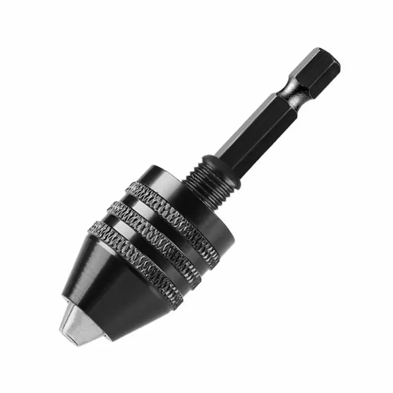 Mini mandrin de perceuse sans clé, forets électriques auto-serrés, outils de fixation de pince, tige hexagonale 0.3 ", convertisseur de changement rapide, 1/4-8mm