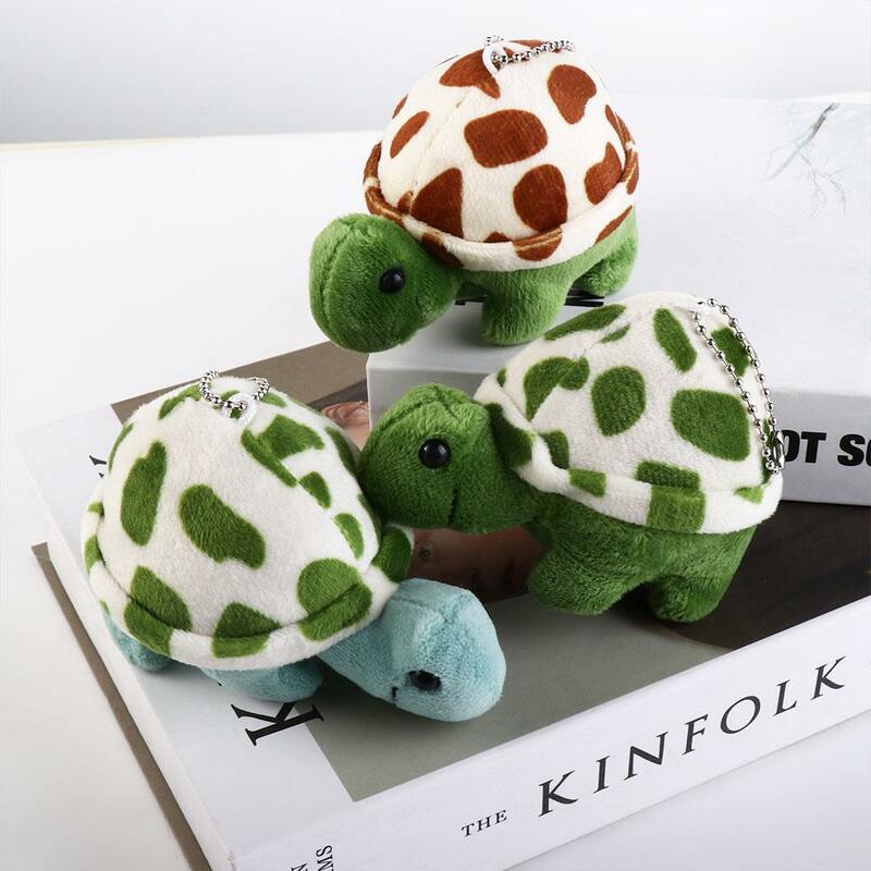 Boneka hewan ransel tas liontin liontin kura-kura gantungan kunci kura-kura mewah gantungan kunci tas sekolah dekorasi mewah kura-kura gantungan kunci