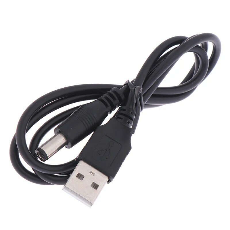 Kabel daya pengisi daya USB ke DC 5.5mm kabel daya USB Plug Jack untuk pemutar MP3/MP4