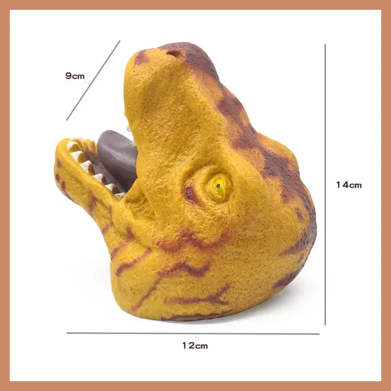 恐竜の形をしたインタラクティブなゴム人形,手作りの恐竜の形をしたおもちゃ