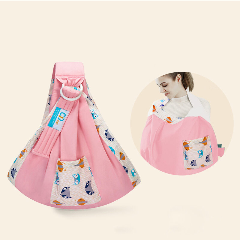 طفل التفاف الوليد حبال الاستخدام المزدوج تحمل على غطاء التمريض الرضع الأطفال الناقل شبكة النسيج الرضاعة الطبيعية المشي لمسافات طويلة ناقلات (0-36 متر)