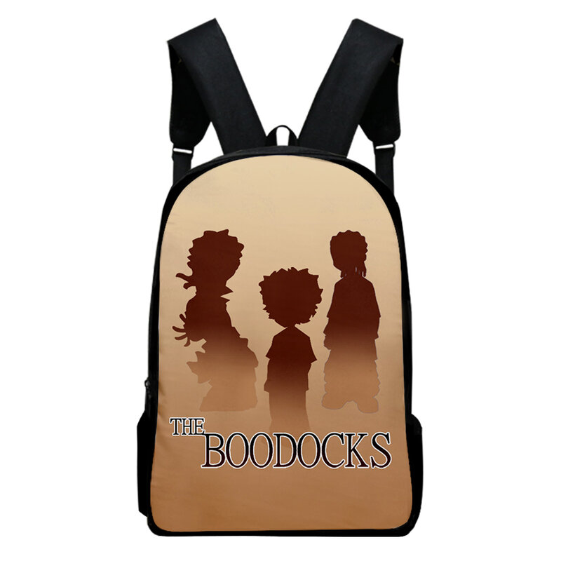 Boondocks-캐주얼 스타일 만화 디자인 하라주쿠 배낭 학교 가방, 성인 키즈 가방, 2023
