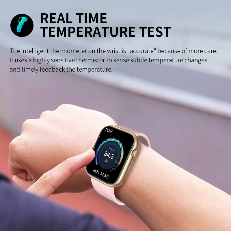 Lige smart watch für frauen voll touchscreen bluetooth ruf wasserdichte uhren sport fitness tracker smartwatch dame reloj mujer