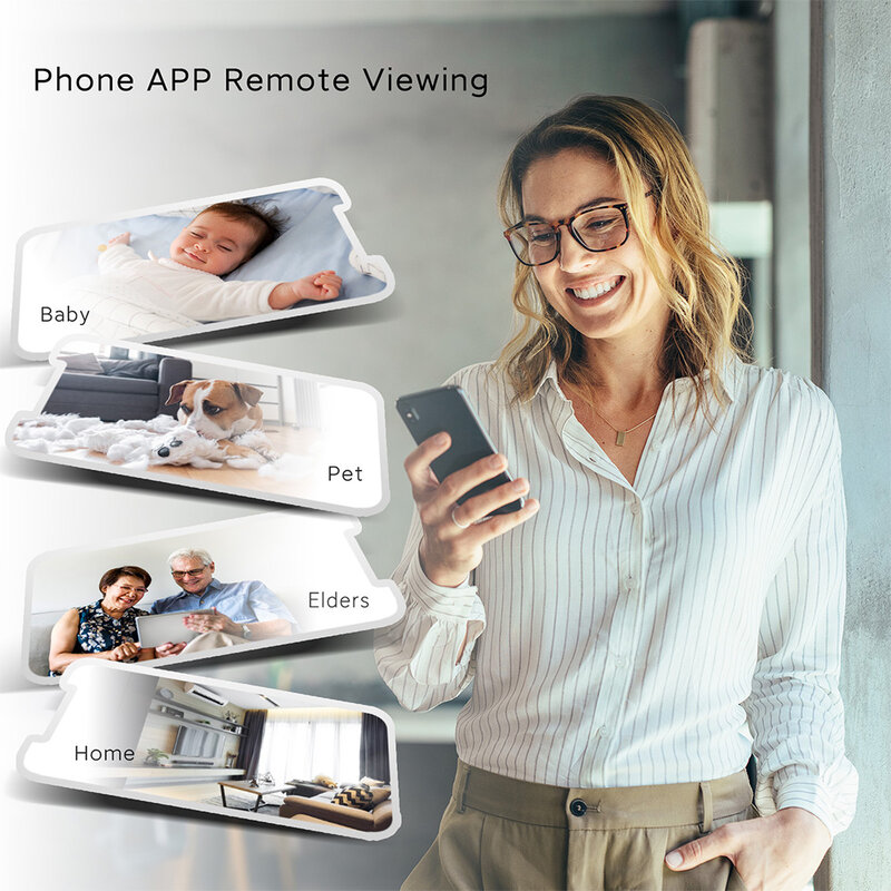 Smart Home Security Time Mini Camera, WiFi, HD, Visão Noturna, 1080P, Wearable, Detecção de Movimento, Controle Remoto, Digital