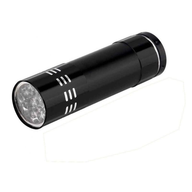 Mini linterna de luz UV multifunción, 9 LED, ultravioleta, para mascotas, mineral de orina, dinero, luz fluorescente