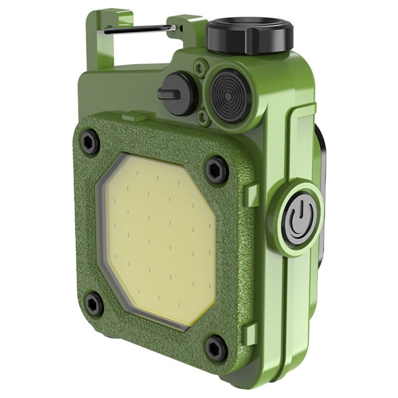 Portable Mini Keychain Flashlight USB Rechargeable LED Flashlight Keychain Light For Outdoor Hiking Camping Lantern