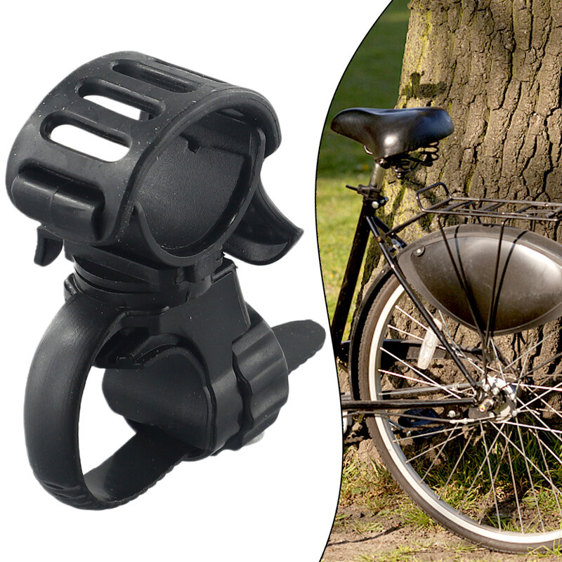 Support de lampe de poche léger pour guidon de vélo, support de lampe, lumière à dégagement rapide, rotation résistante à 360 degrés, partenaires de conception réguliers