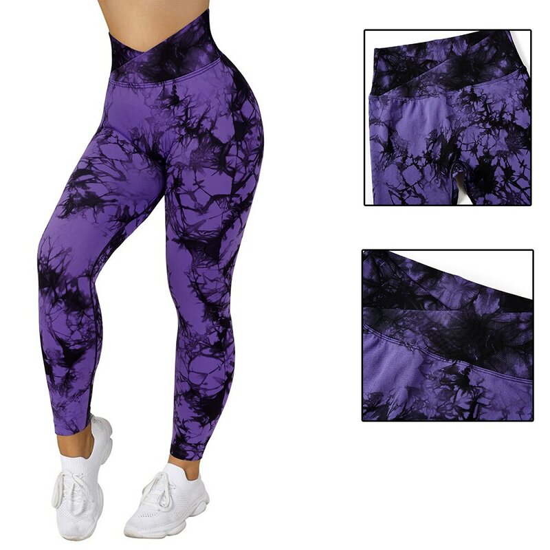 Aught Dye-Legging de fitness push-up pour femme, pantalon de sport d'entraînement, tenue féminine Scrunch Butt, legging de gym sans couture