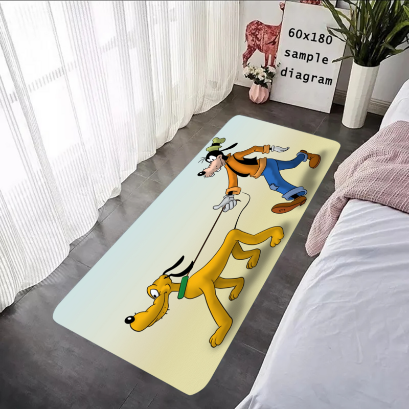 P-Pluto the Pup tappetino zerbini in flanella stampati grafici per bagno cucina ingresso tappeto decorazioni per la casa