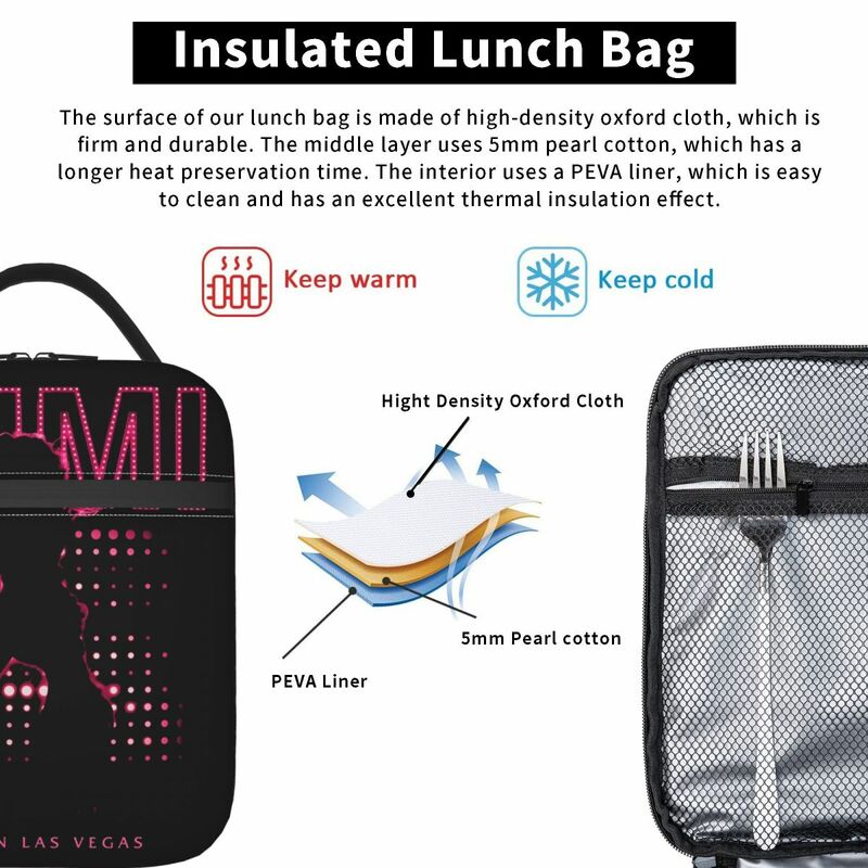 Mariah Carey Mimi 2024 tas makan siang terisolasi tur perayaan Mimi Merch tas makanan kotak makan siang pendingin termal untuk kantor sekolah