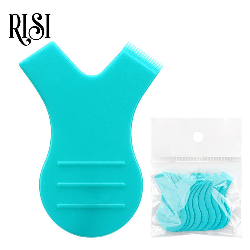 RISI-Escovas de Plástico Y Shape Eyelash Lift, Curler Lash, Upgrade Lift, Maquiagem Mais Longa, Pente, 10Pcs