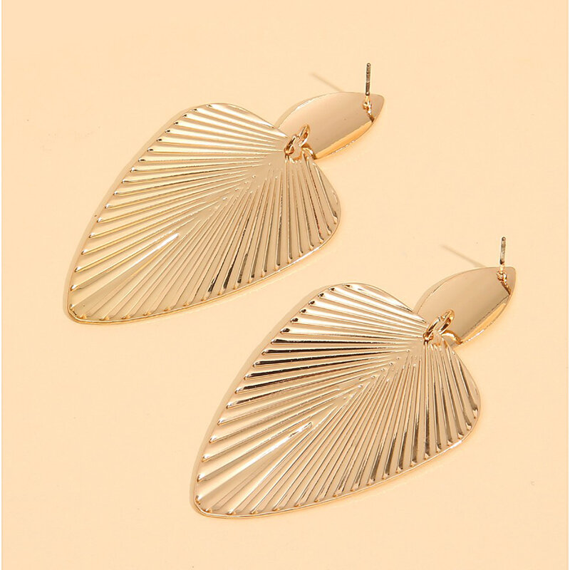 Leaves Dangle Earrings for women Gold Stud Earrings Big Leaf Drop Dangle Earrings Artistic Vintage Leaf Earrings Jewelry Gifts