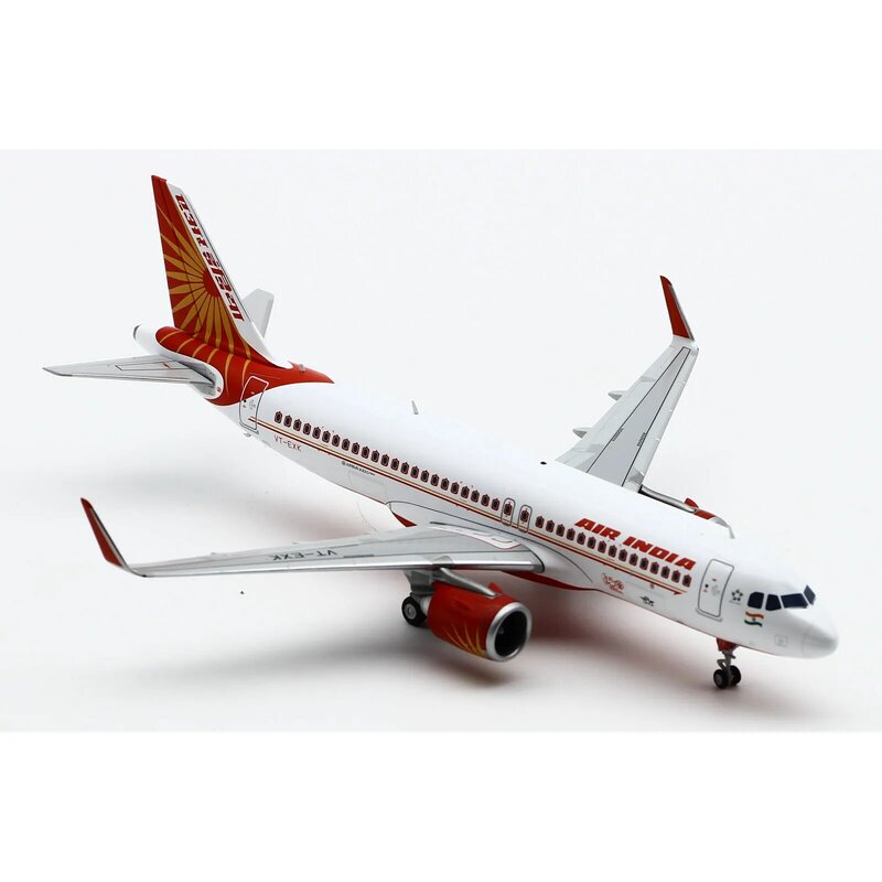 LH2411 سبيكة تحصيل طائرة هدية JC أجنحة 1:200 الهواء الهند "staralli" ايرباص A320neo دييكاست الطائرات النفاثة نموذج VT-EXK