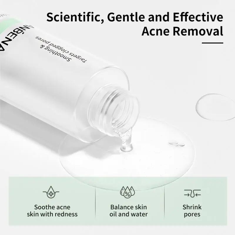 LANBENA Acne Toner Contém Ácido Salicílico para Tratar a Acne, Anti-Inflamatório, Sedativo Prevenção do Crescimento da Acne, Water Oil Balance