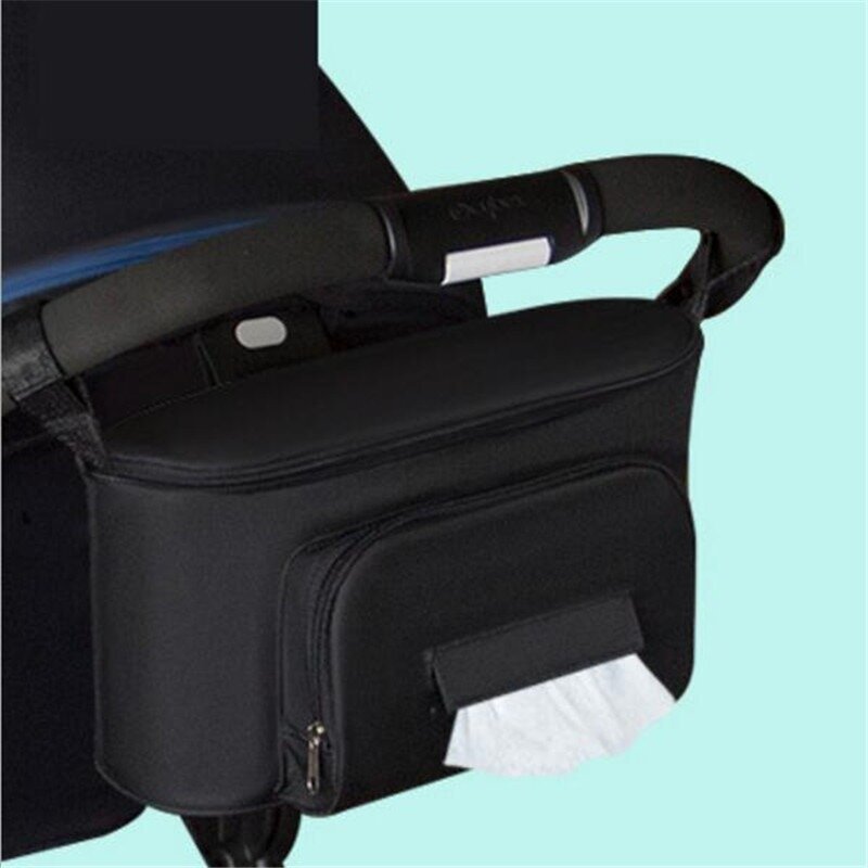 Baby Stroller Organizer Bag Mummy Diaper Bag Hook Baby Carriage Waterproof Large Capacity Stroller Accessories Travel Nappy