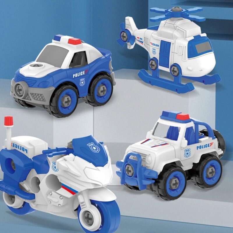 لعبة الشاحنة اللولبية المشتركة، مجموعة نموذج السيارة، لعبة المهارات الحركية الدقيقة للأطفال
