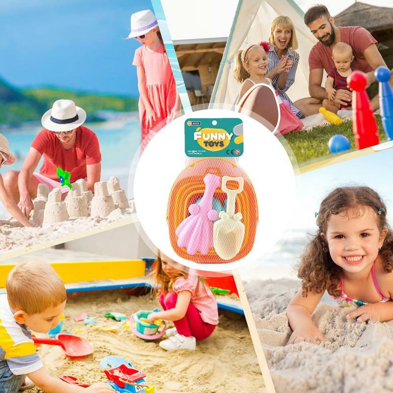 Sand Eimer Strand Schaufel Spielzeug für Kleinkinder Sommer Outdoor Spielzeug tragbare Strand spielen Sand Wasserspiel Spielzeug für Kinder Spaß Sommer