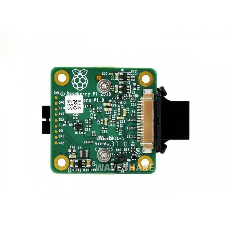 Waveshare-Câmera Raspberry Pi, Sensor IMX477 12.3MP, Suporta Lentes C e CS, Alta Qualidade