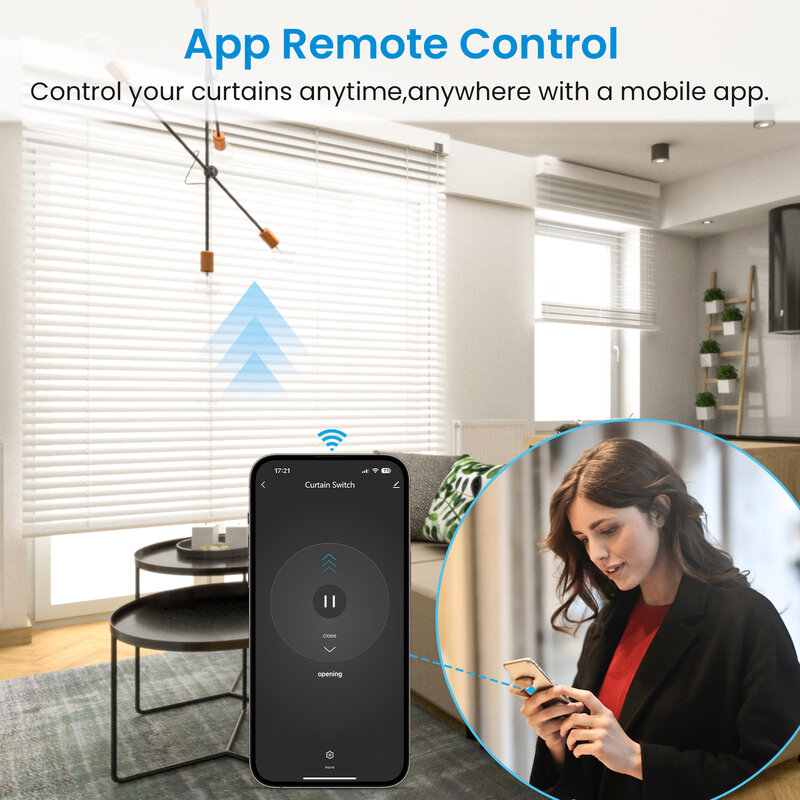LoraTap WiFi Curtains Switch with ESP 8285 Chip  Google Tuya Smart Life App Remote Voice Control By Home Alexa Electric