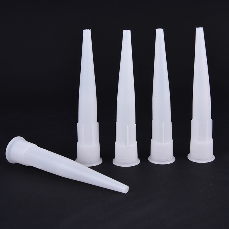 20pcs Home Universal Caulking Gun Nozzles Plastic Glass Glue Nozzles Sealant Silicone Caulking Tips Mouth Construction Tools