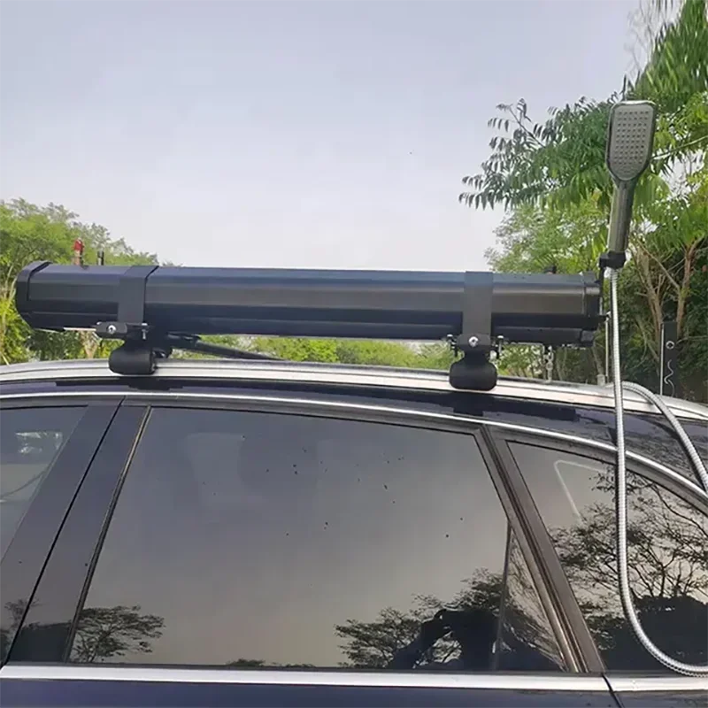 Tangki air atap mobil, 30L off-road kendaraan berkemah shower Aktivitas Luar Ruangan pasokan air