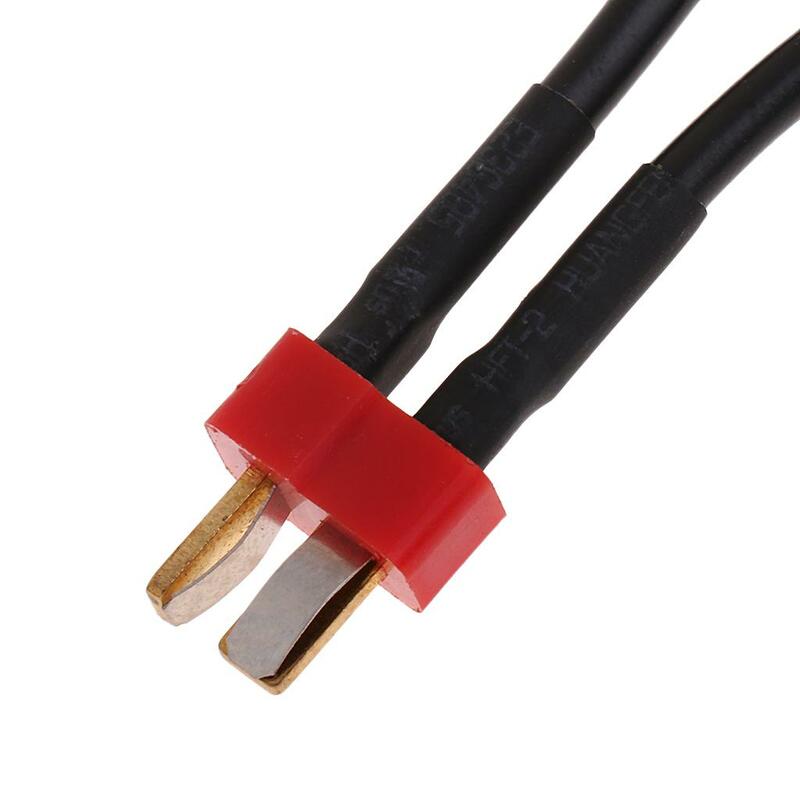 2-4 bungkus T Plug seri baterai konektor kabel 14AWG untuk RC LiPo baterai