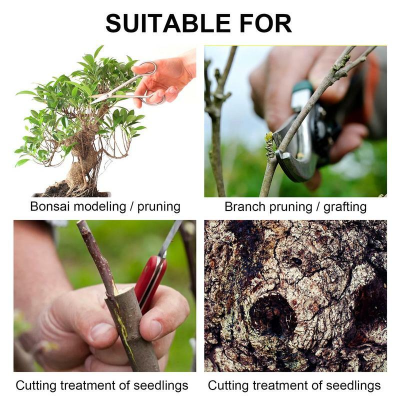 Scellant pour arbres et plaies, pâte à découper, joint de protection pour arbres et liban, pâte à découper d'élagage de bonsaï, jardinier